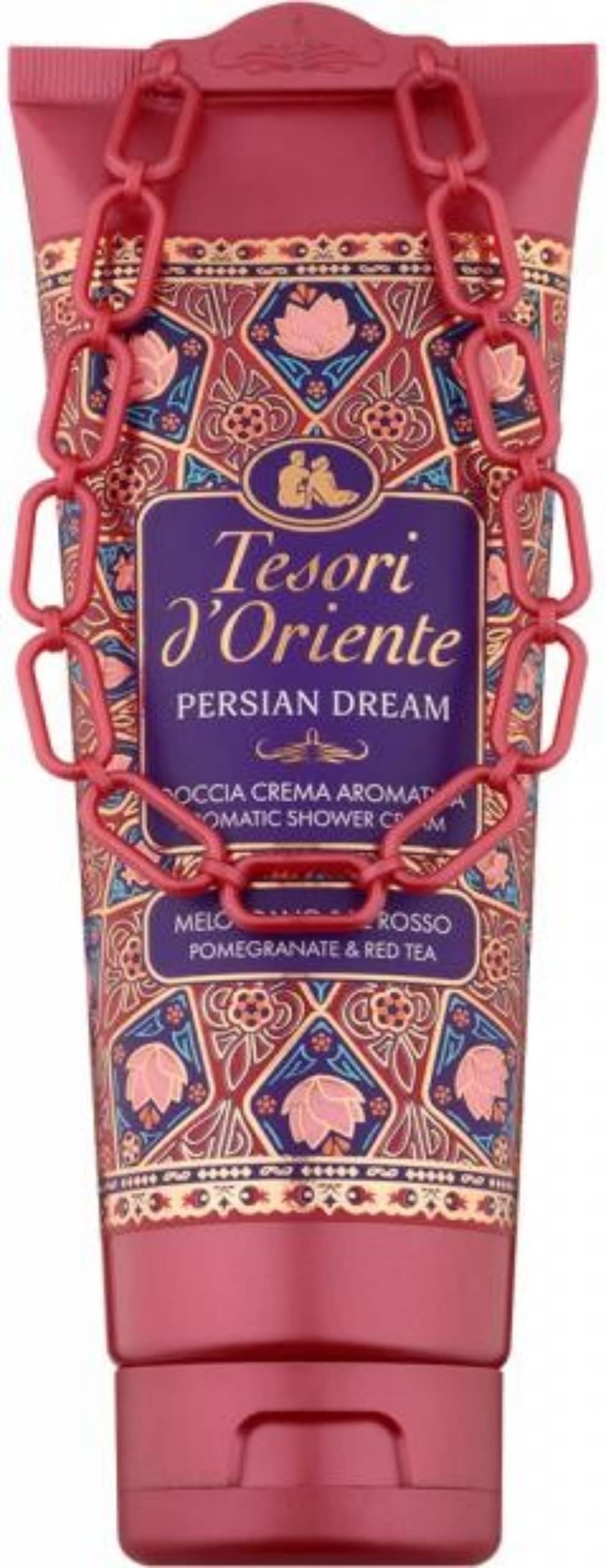 Tesori d'Oriente Persian Dream Shower Cream packaging showing premium Italian design
