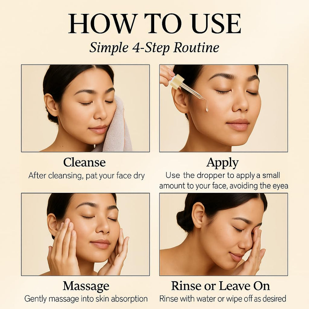 Hydration boost with Tetea after application and visible glow.