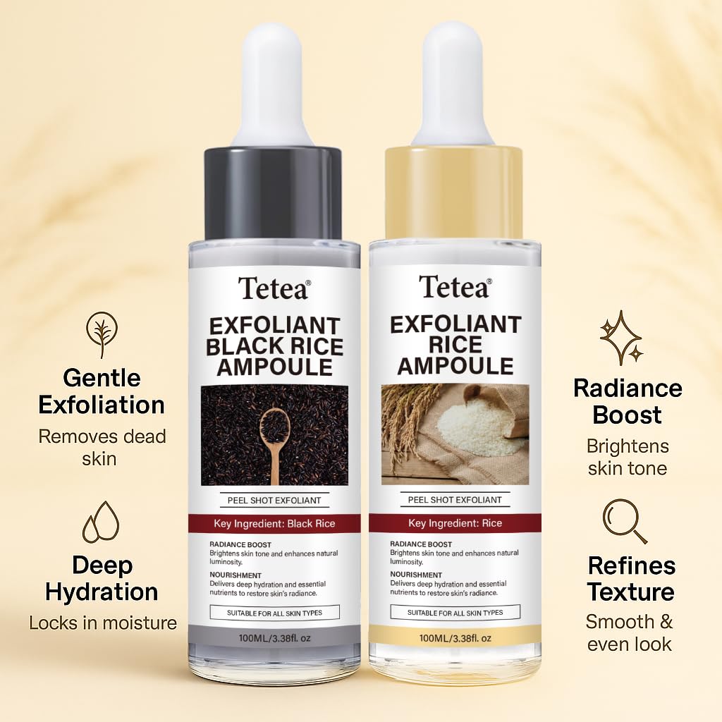 Close-up of Tetea texture shows a lightweight liquid peel.