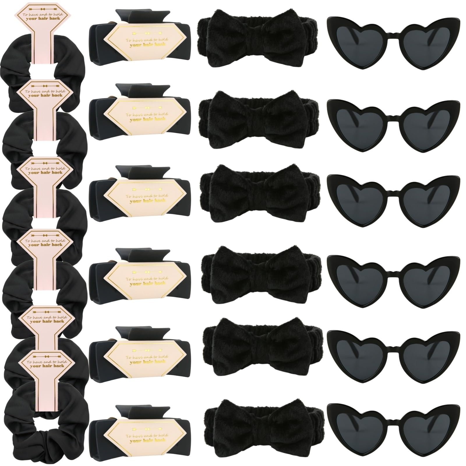 Tethzeng bridesmaid scrunchies pack: soft, stretchable hair accessories for cohesive party looks