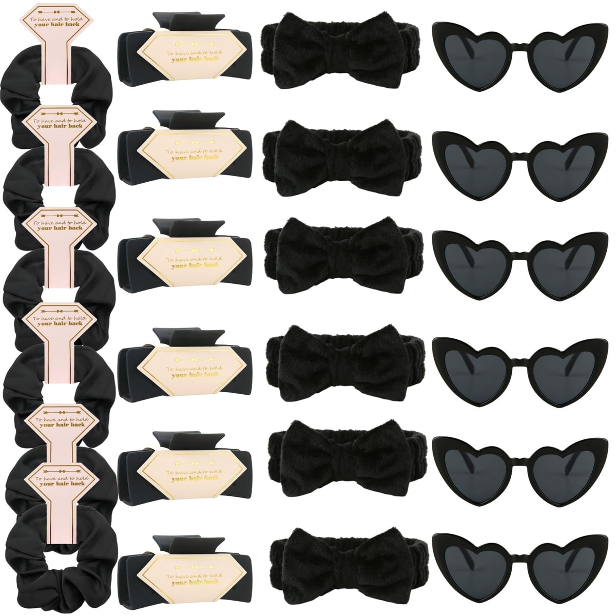 Tethzeng bridesmaid scrunchies pack: soft, stretchable hair accessories for cohesive party looks