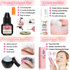 Tetutor eyelash glue bottle demonstrates quick-dry hold in training.