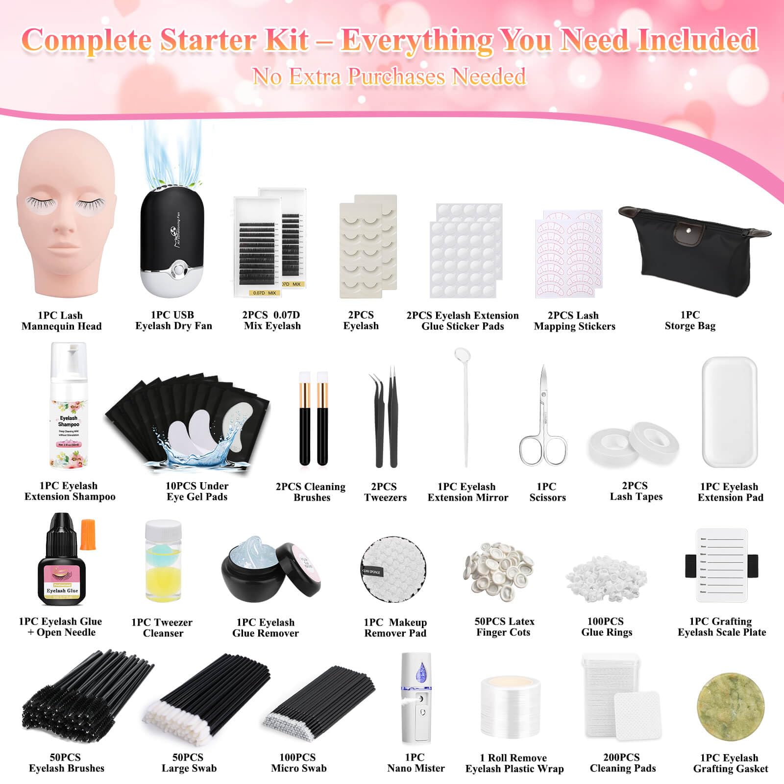 Tetutor soft silicone mannequin head for realistic lash training.
