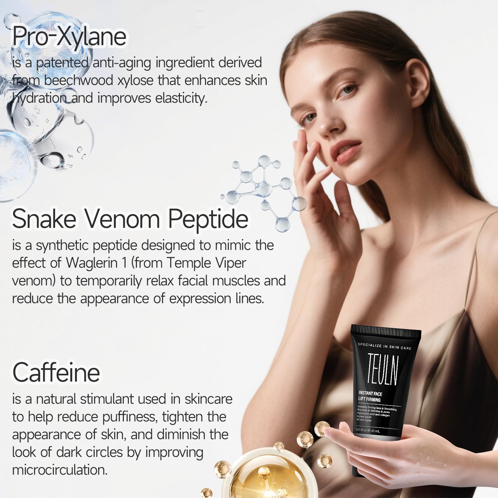 TEULN 2.0 ingredient spotlight Pro-Xylane for firming benefits