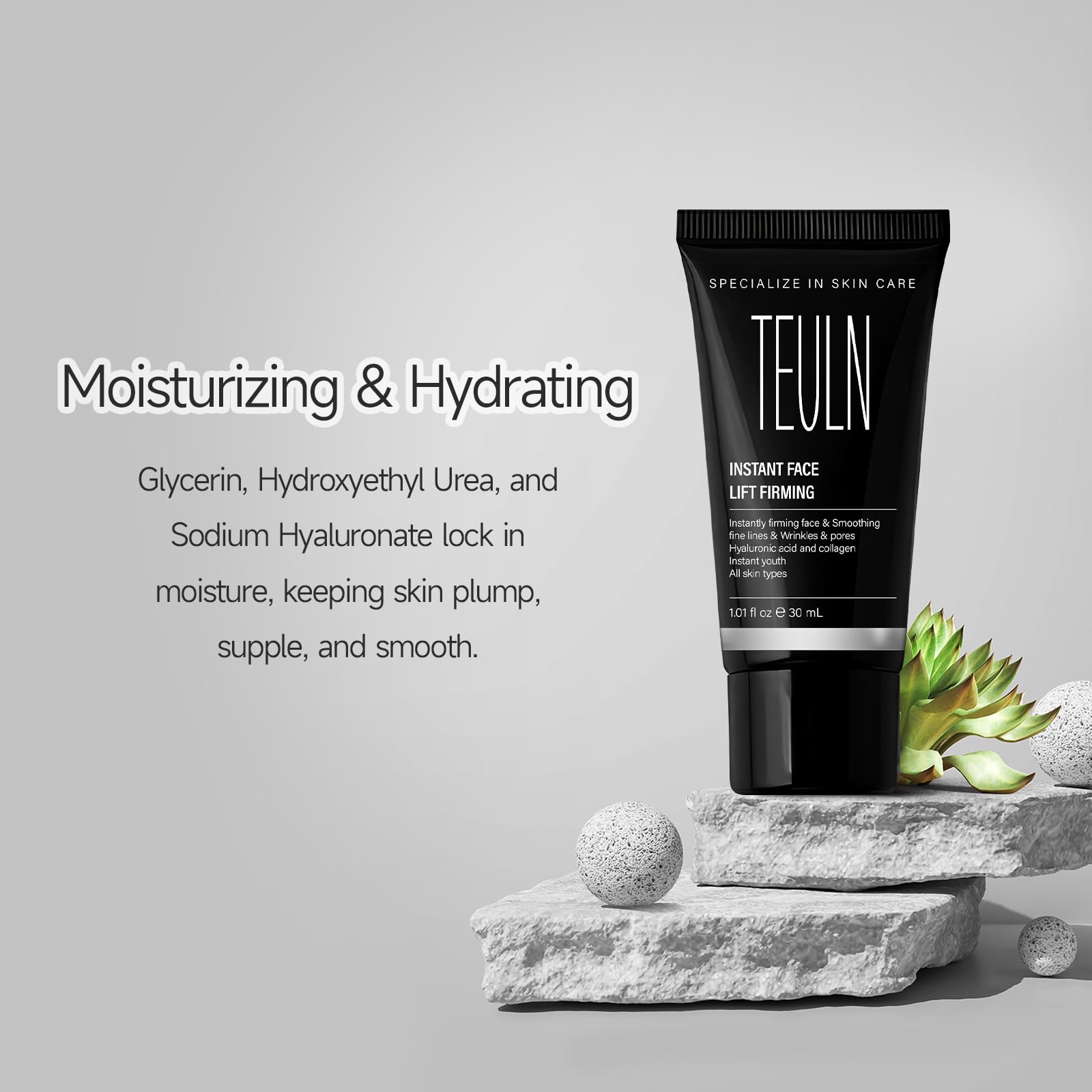 TEULN 2.0 neck and jawline area with firming appearance