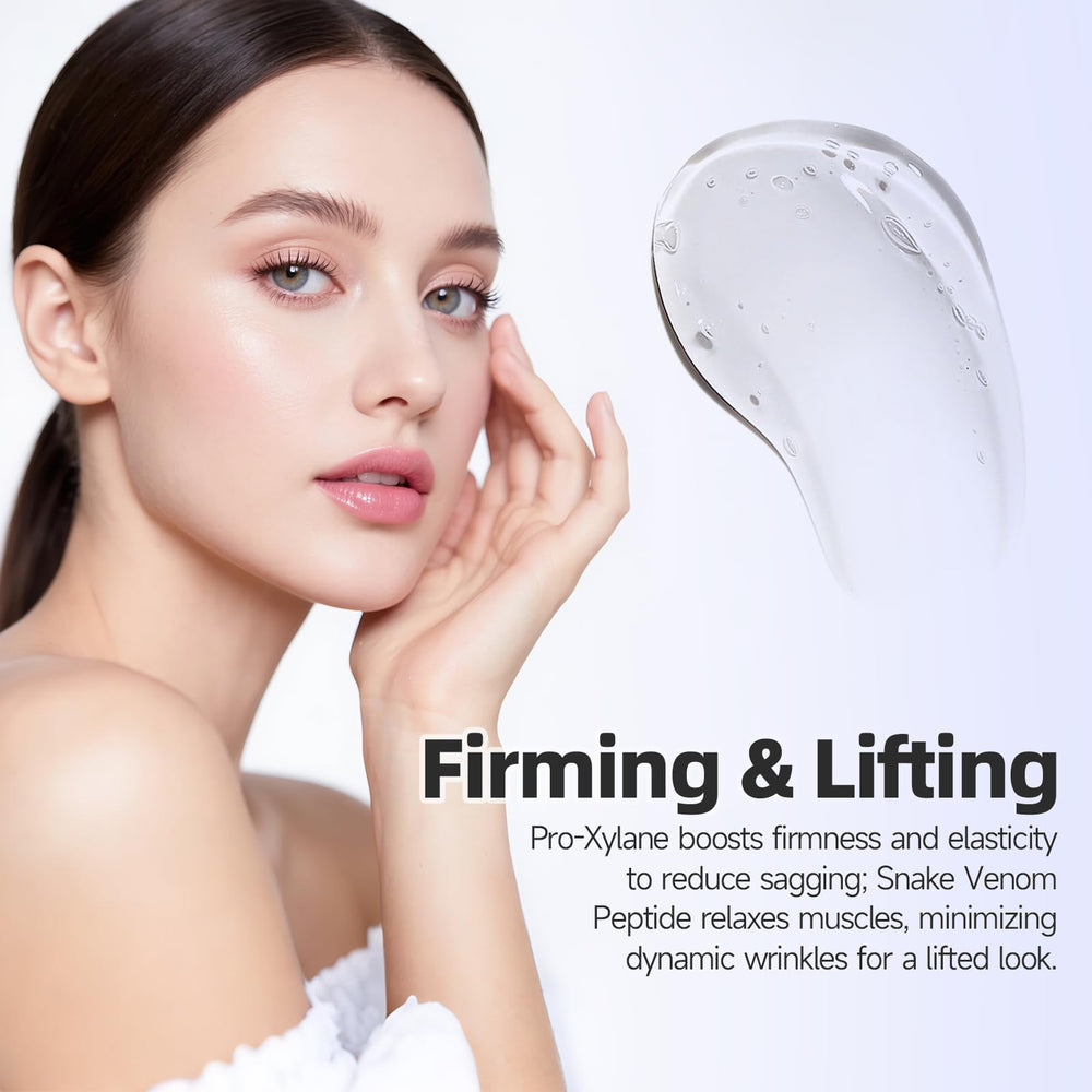TEULN Instant Face Lift Cream swirl demonstrates even application and hydration.