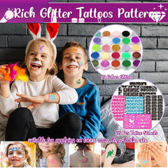 TEUVO stencil pack featuring 225 designs for easy, creative tattoos