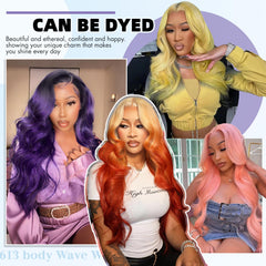 Texiora 613 13x6 lace front wig deep parting enables versatile styling