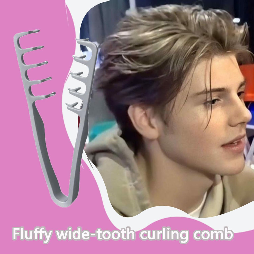 Texture Comb gray dual-tooth set offers fine tooth precision for detailing.