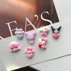 Tezocr cat nail charm set for nails adds playful sparkle