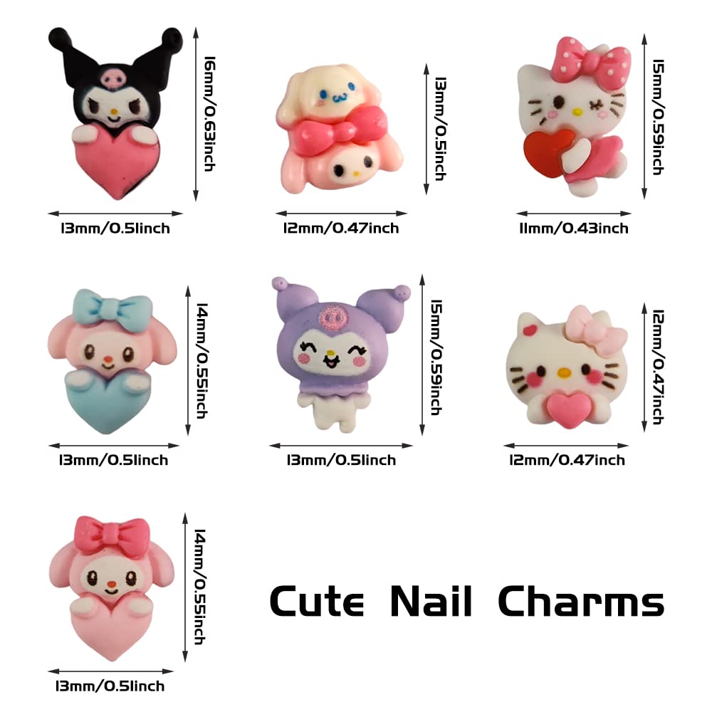 Tezocr cartoon nail gems set, beginner friendly kit
