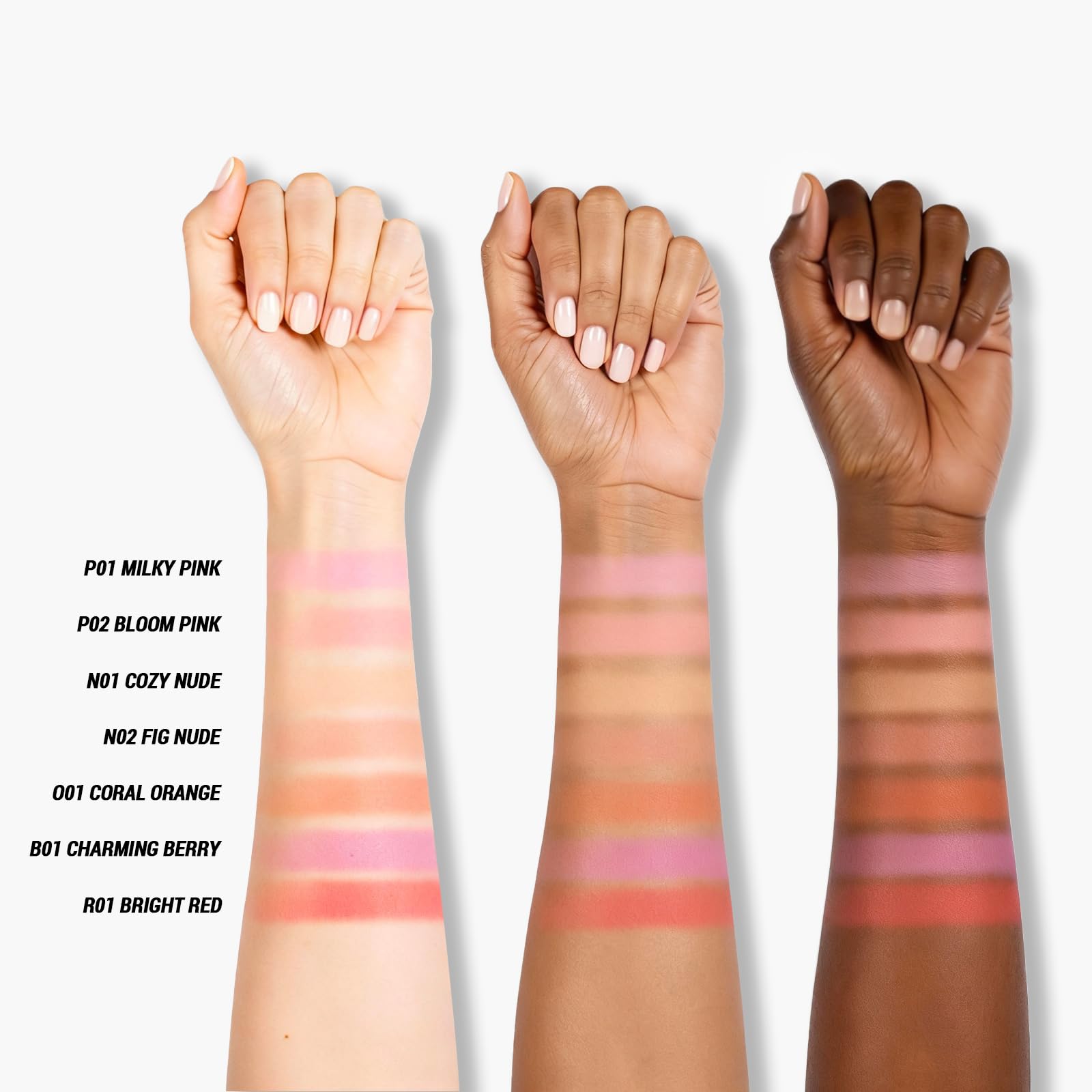Bloom Pink shade suits warm, cool, and neutral tones