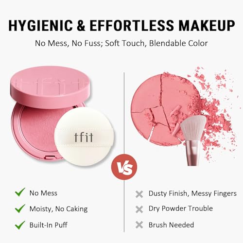 Pocket-size TFIT blush shown in a purse-ready compact.