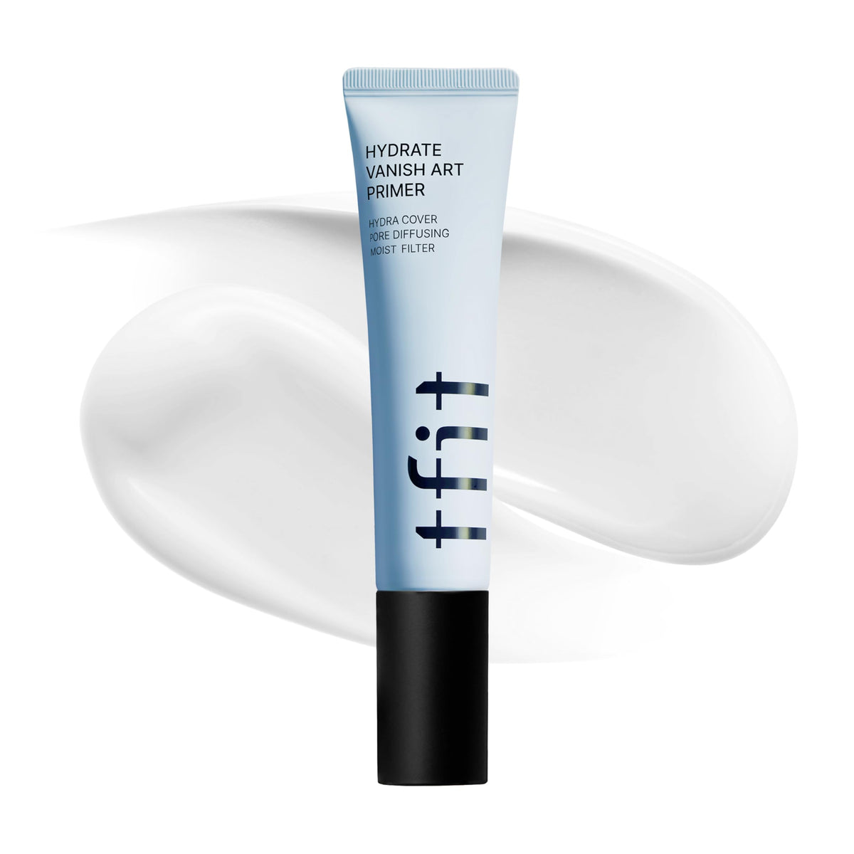 TFIT Hydrate Vanish Art Primer bottle close-up highlighting rich hydration for long-lasting makeup