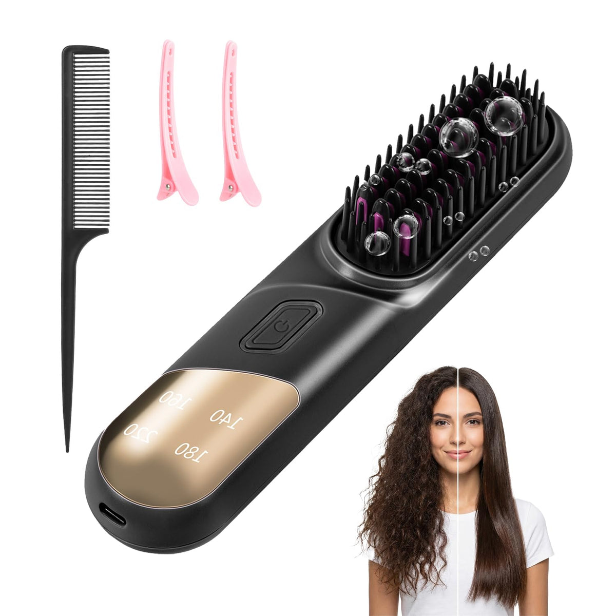 TFITWL Go Brush Pro compact carry for on-the-go styling and quick touch-ups