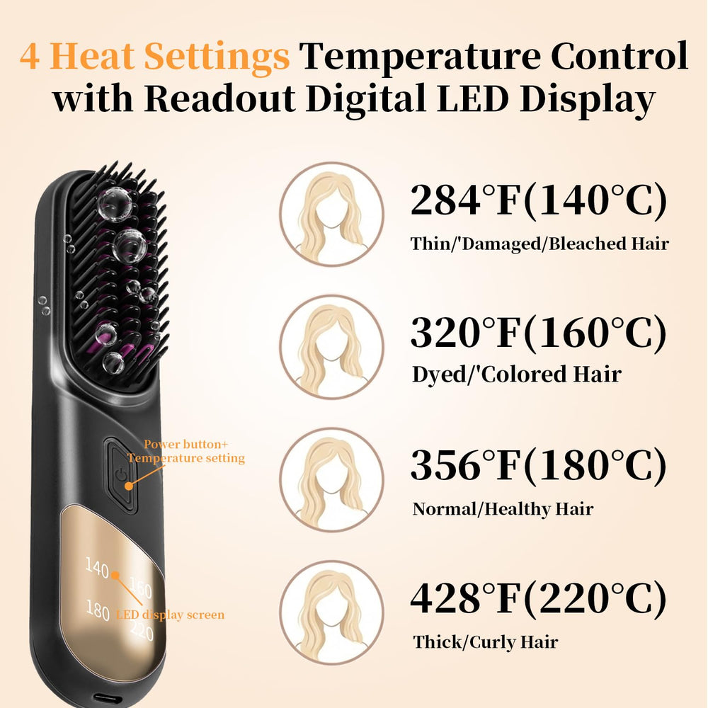 TFITWL Go Brush Pro negative-ion emitter reduces static and adds shine