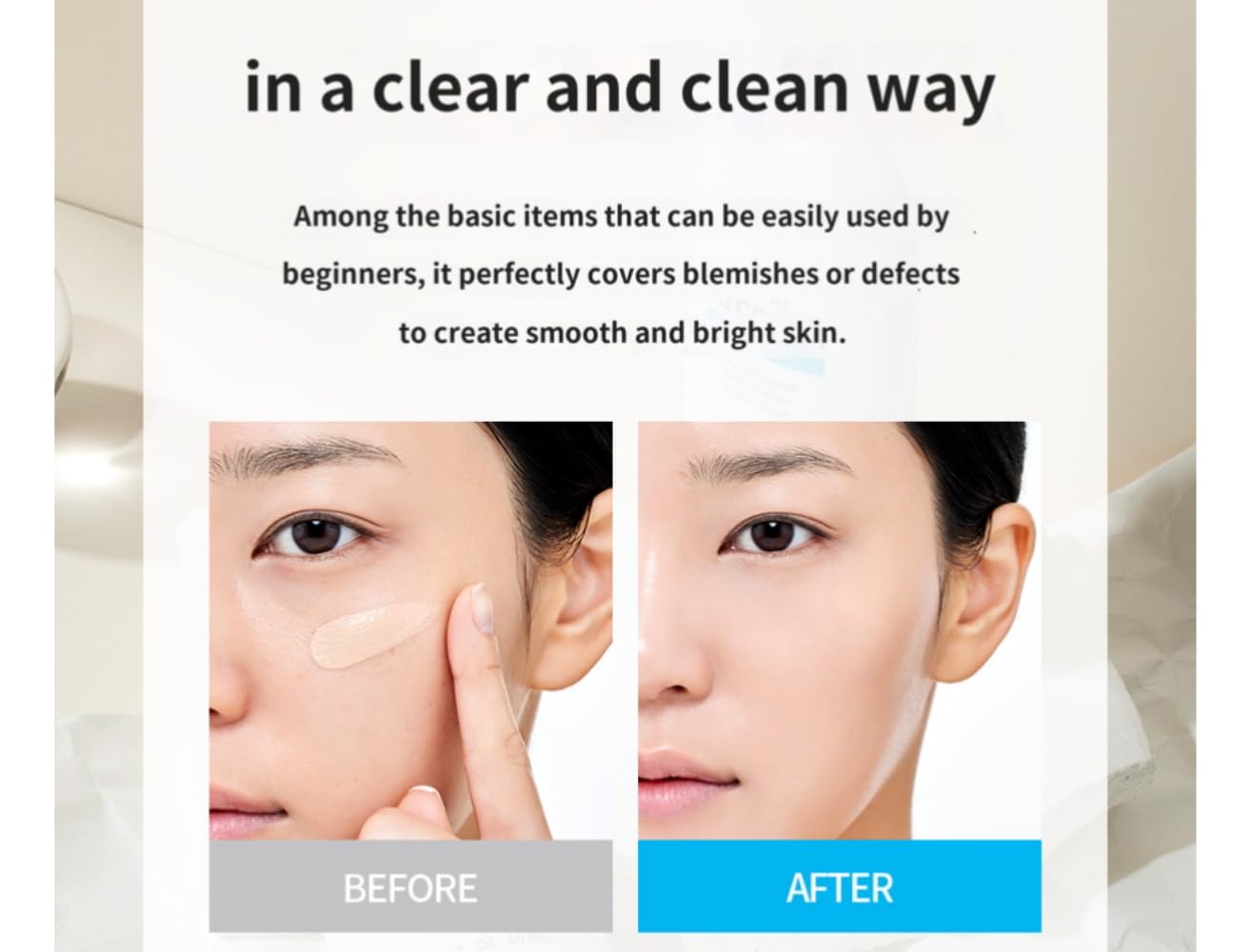 Morning routine with TG153 A.t.o.m.y BB Cream for even tone