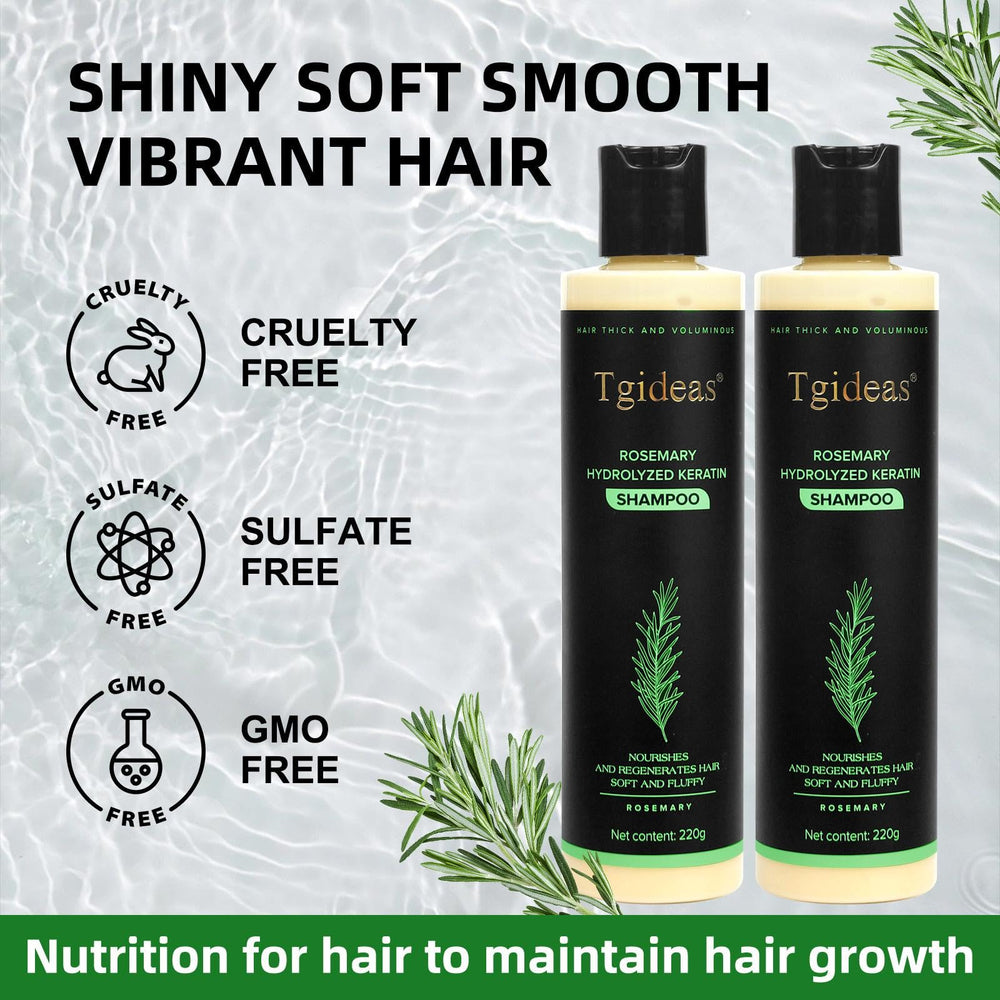 Label shows vegan and sulfate-free attributes for sensitive scalps