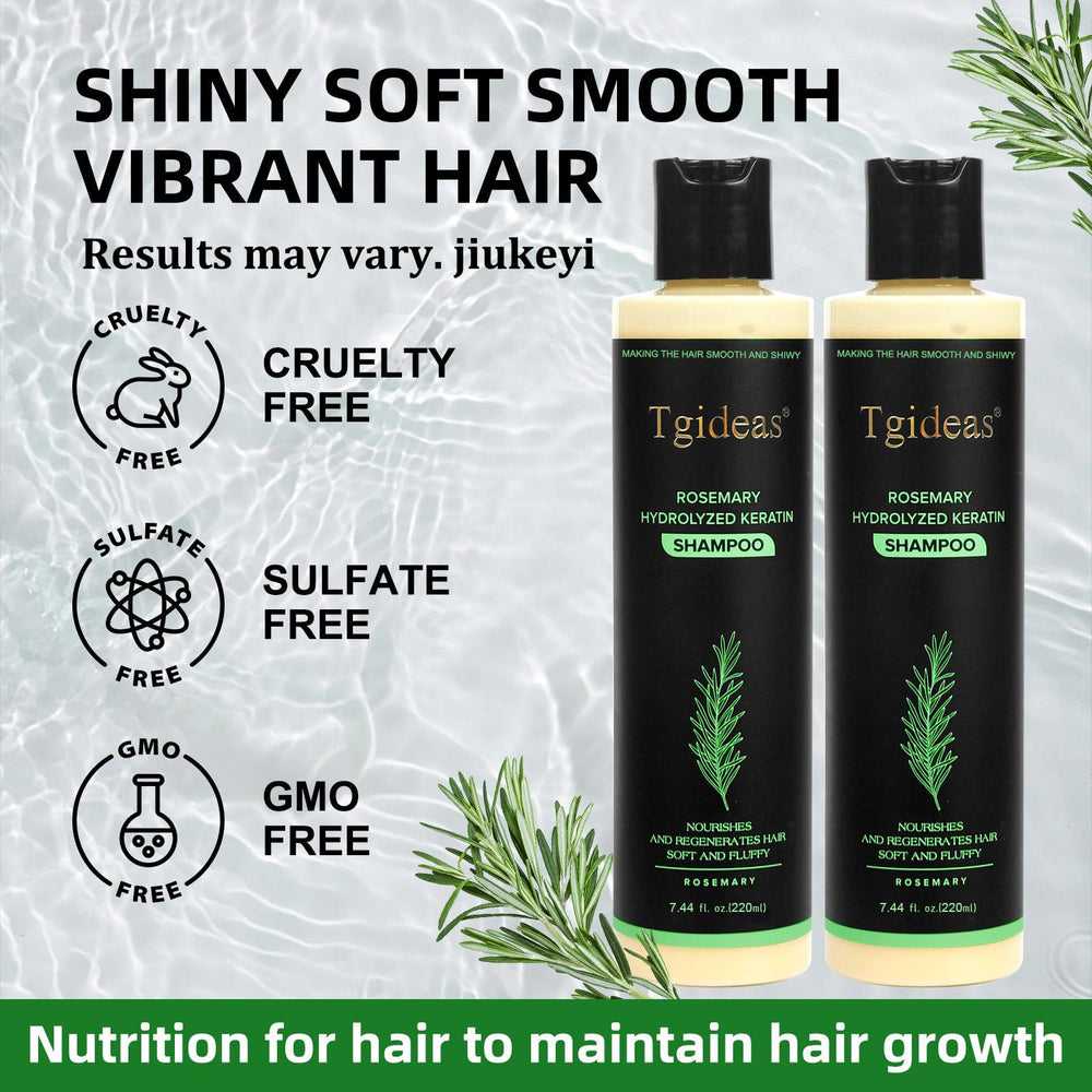 Daily-use Tgideas rosemary shampoo silicone-free and lightweight feel