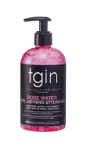 Thank God It's Natural tgin gel bottle shows lightweight hydration for defined curls.