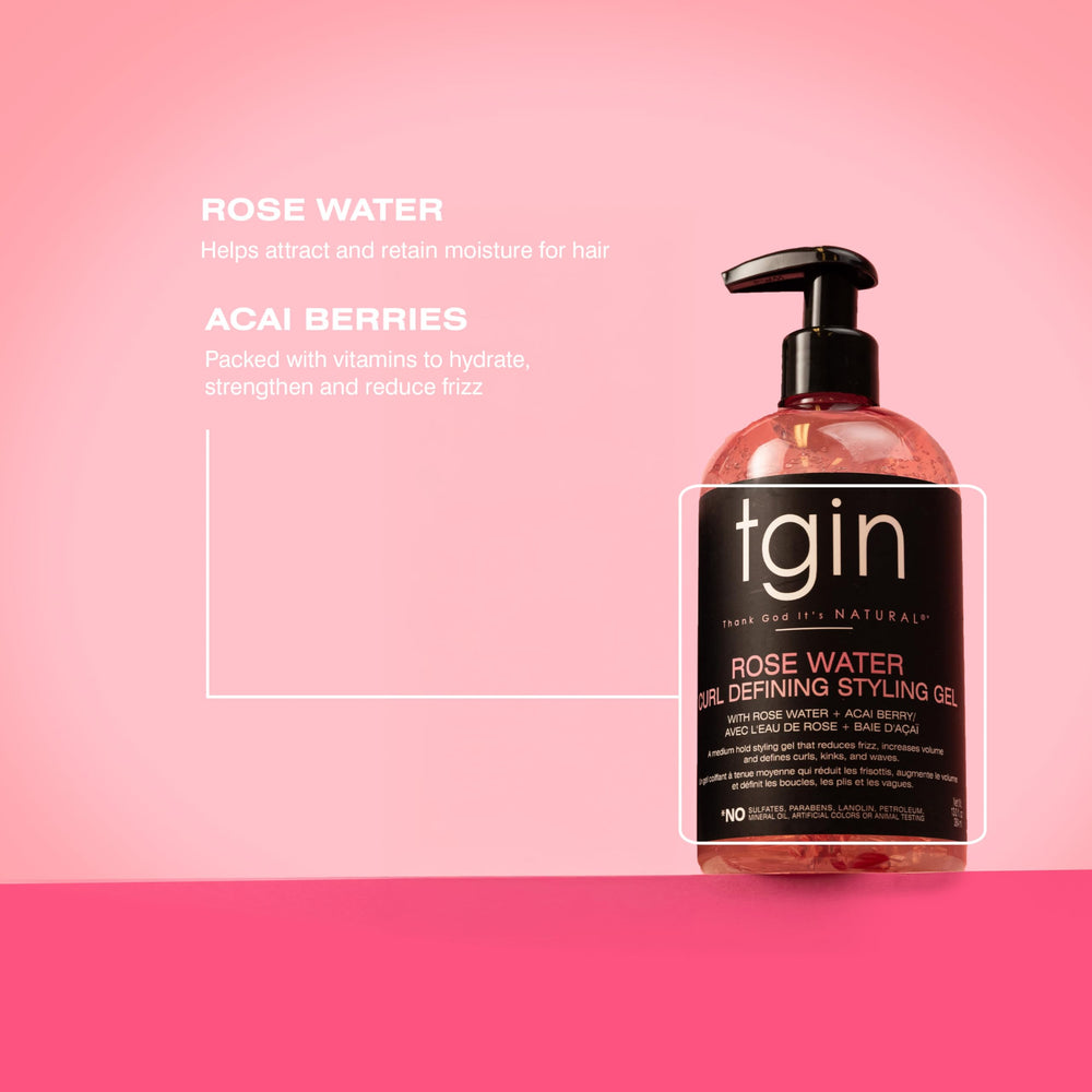 Travel-ready 13 oz bottle supports on-the-go styling for defined curls.