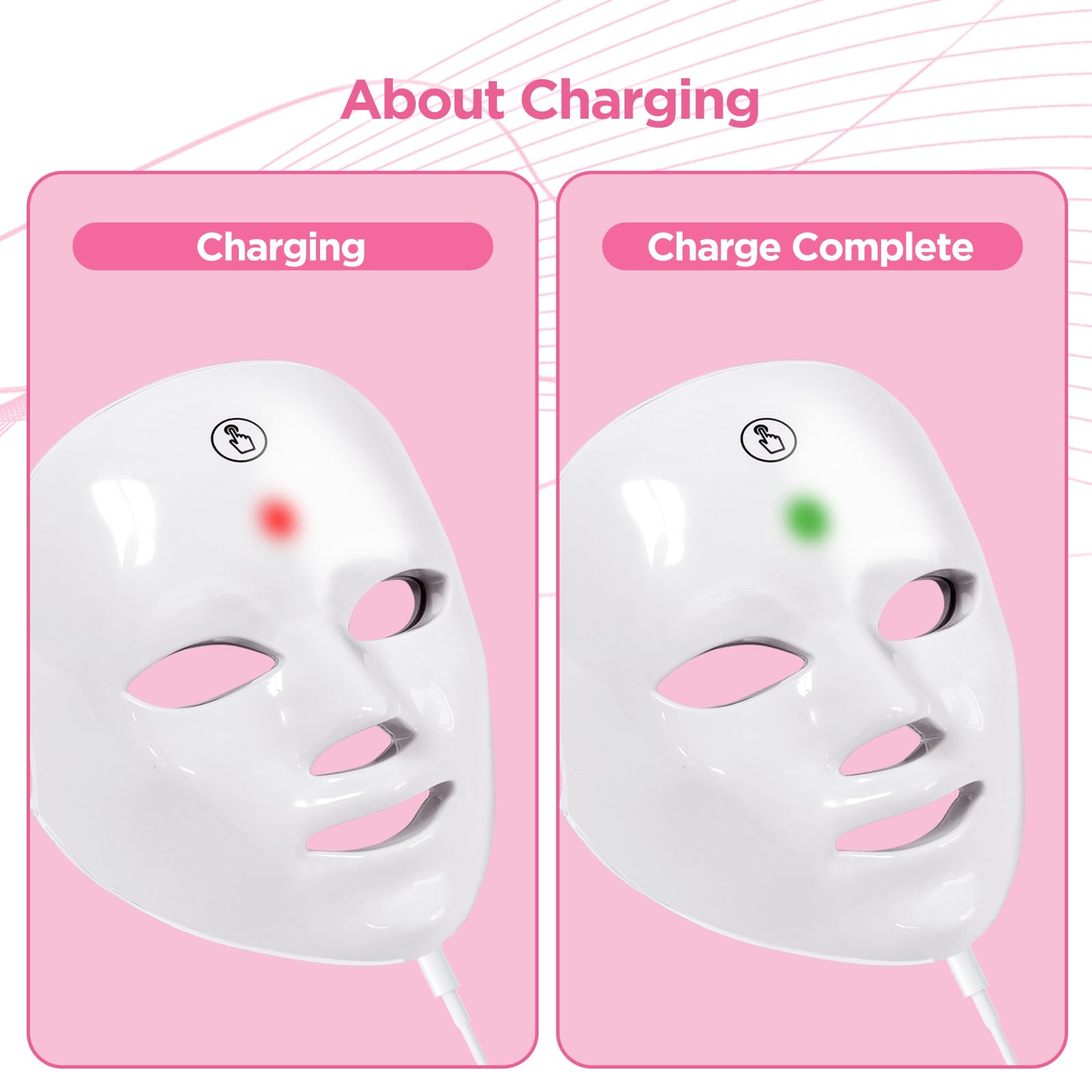 TGML mask with adjustable strap for comfortable fit