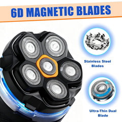 TGSBHIO waterproof blade head for wet or dry routines
