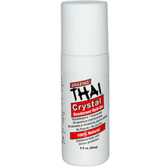 Thai Crystal Deodorant Stone pack of two, aluminum-free deodorant solution for travel.