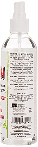 Thai Deodorant Stone spray mist action for gentle, long-lasting odor control.