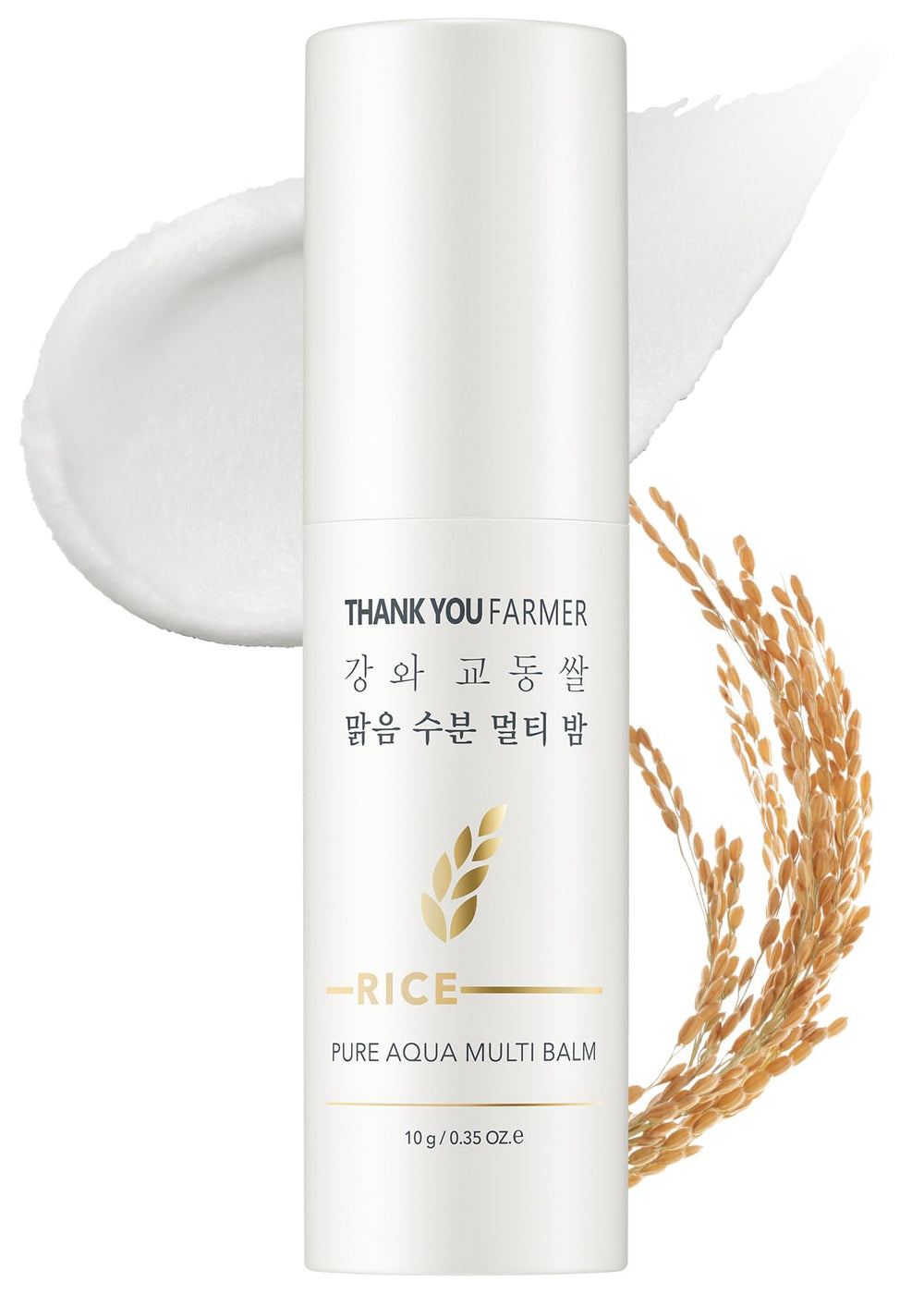 THANKYOU FARMER Rice Pure Aqua Multi Balm stick soothes dry skin on face and body