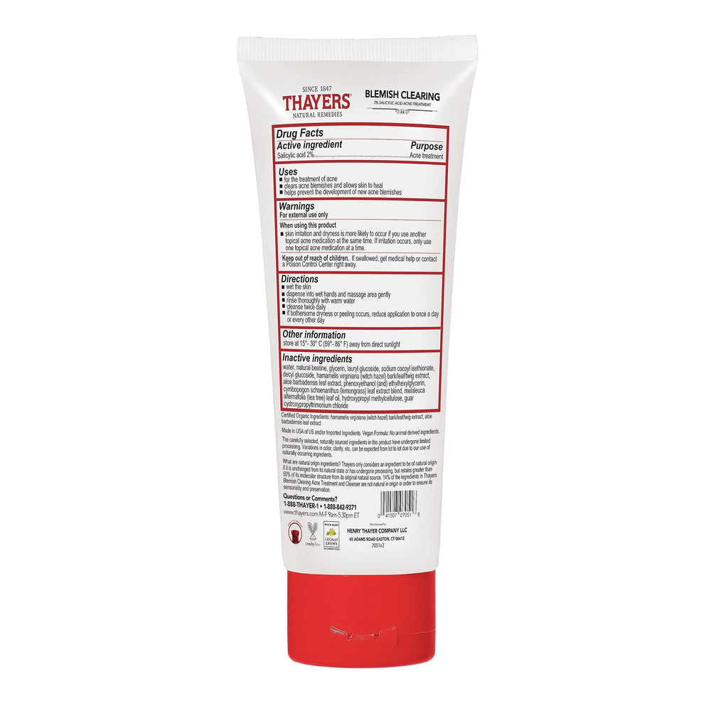 THAYERS alcohol-free formula supports gentle cleansing for sensitive skin.