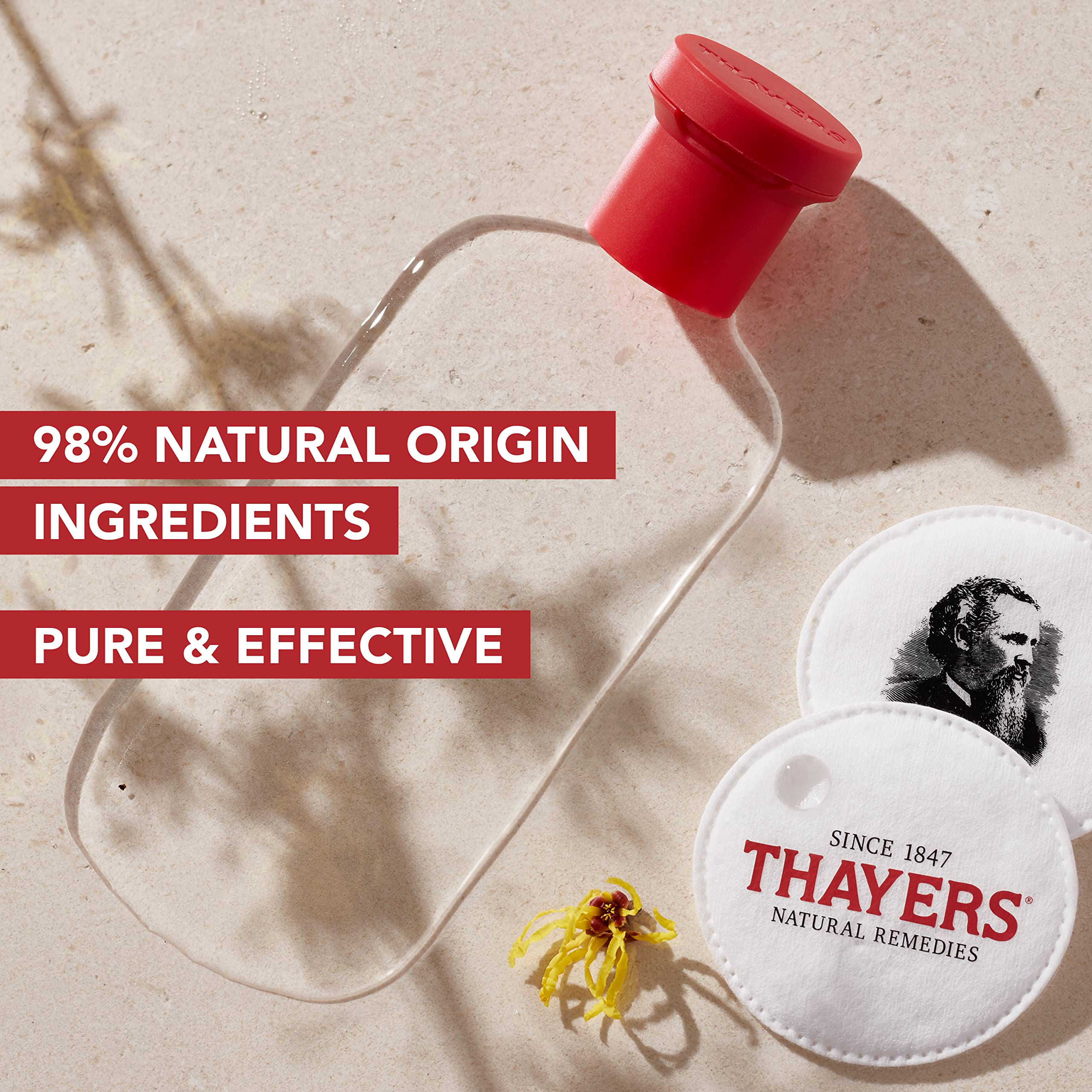 THAYERS Fragrance-free formula bottle, suitable for sensitive skin types.