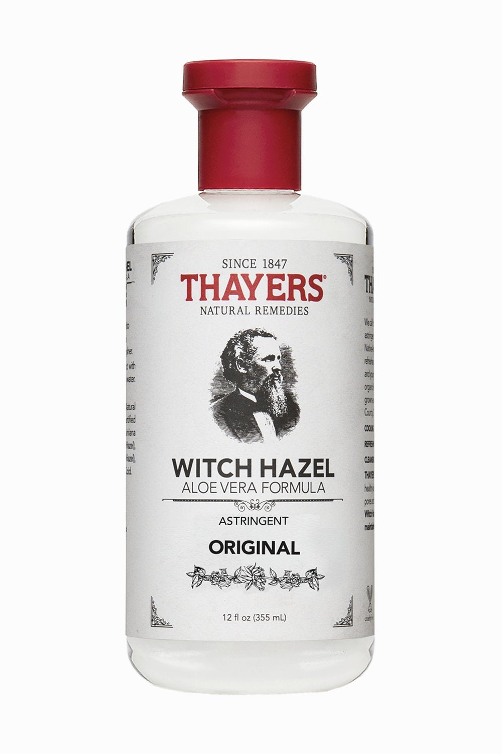 Thayers Witch Hazel Aloe Vera application showing soothing, clean-feeling skin after use