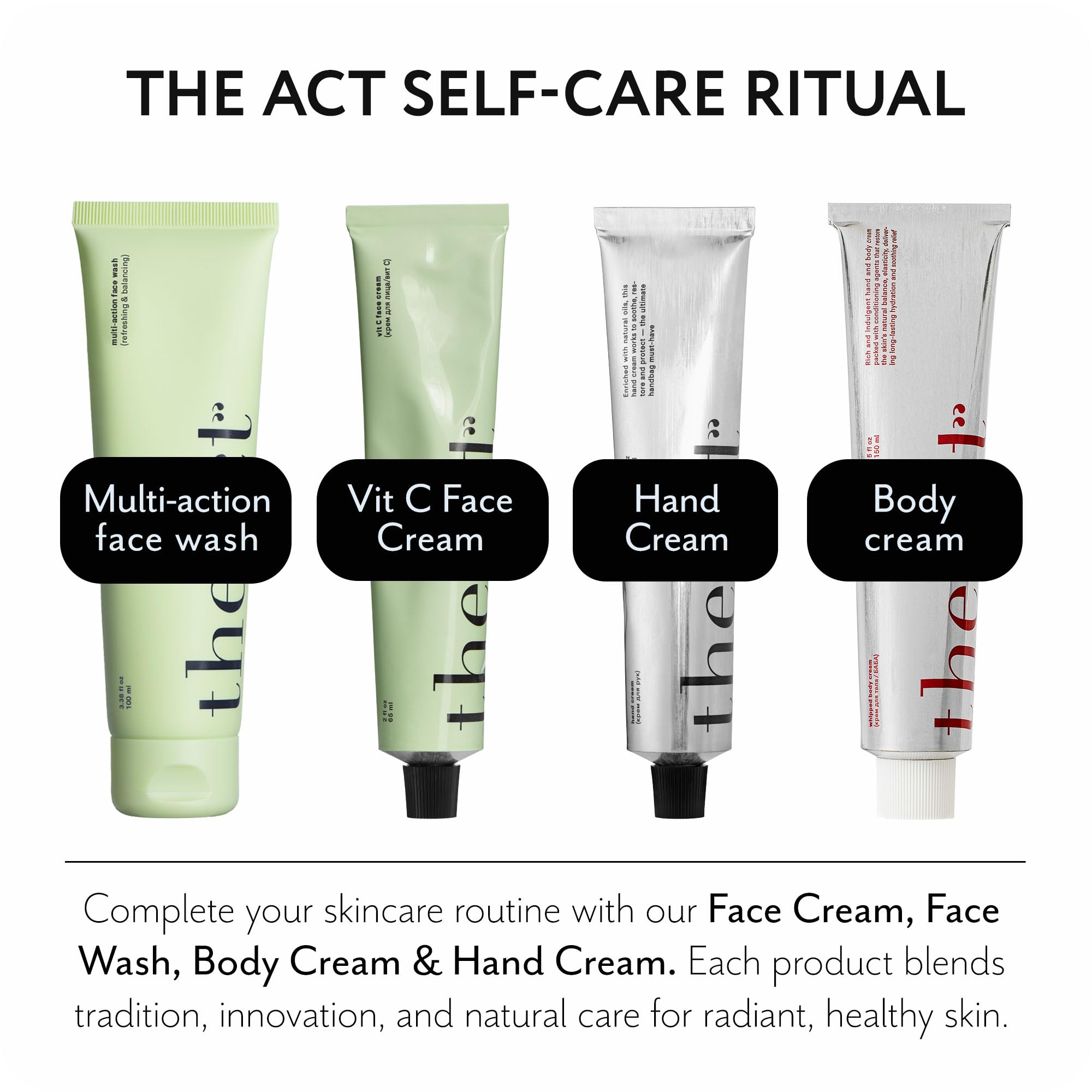 The Act BABA gift-ready packaging highlights a ready gift option.