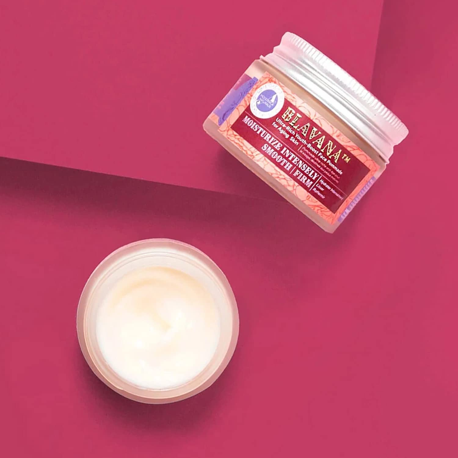 Sacred Lotus flower image conveying soothing, calm complexion support.