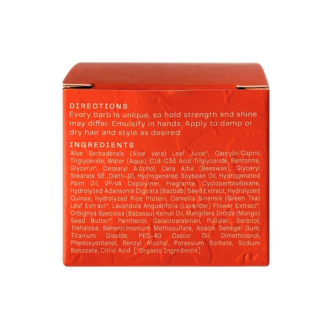 Barb Soft Clay Pomade styled day look with manageable texture.
