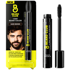 The Beard Club 1 Day Dye bottle dark brown for instant facial hair color