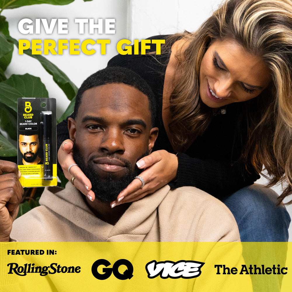The Beard Club 1 Day Dye waterproof formula resisting sweat during workouts.