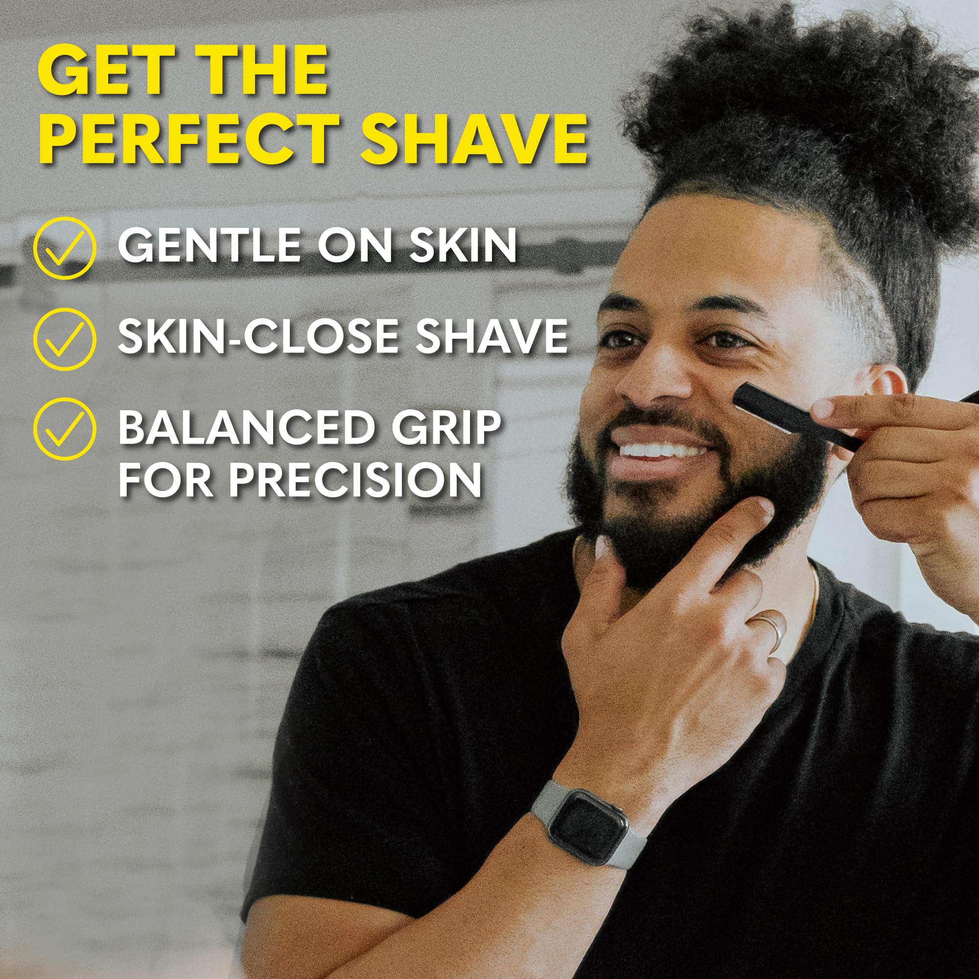 The Beard Club beard shampoo bottle cleanses while preserving oils