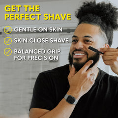 The Beard Club beard shampoo bottle cleanses while preserving oils