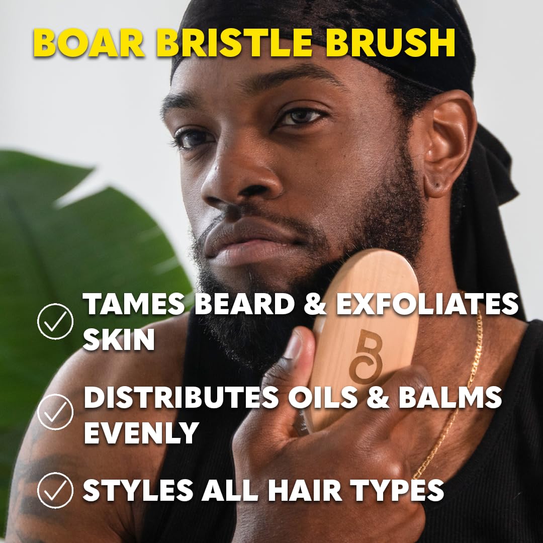 The Beard Club daily grooming routine setup for neat results