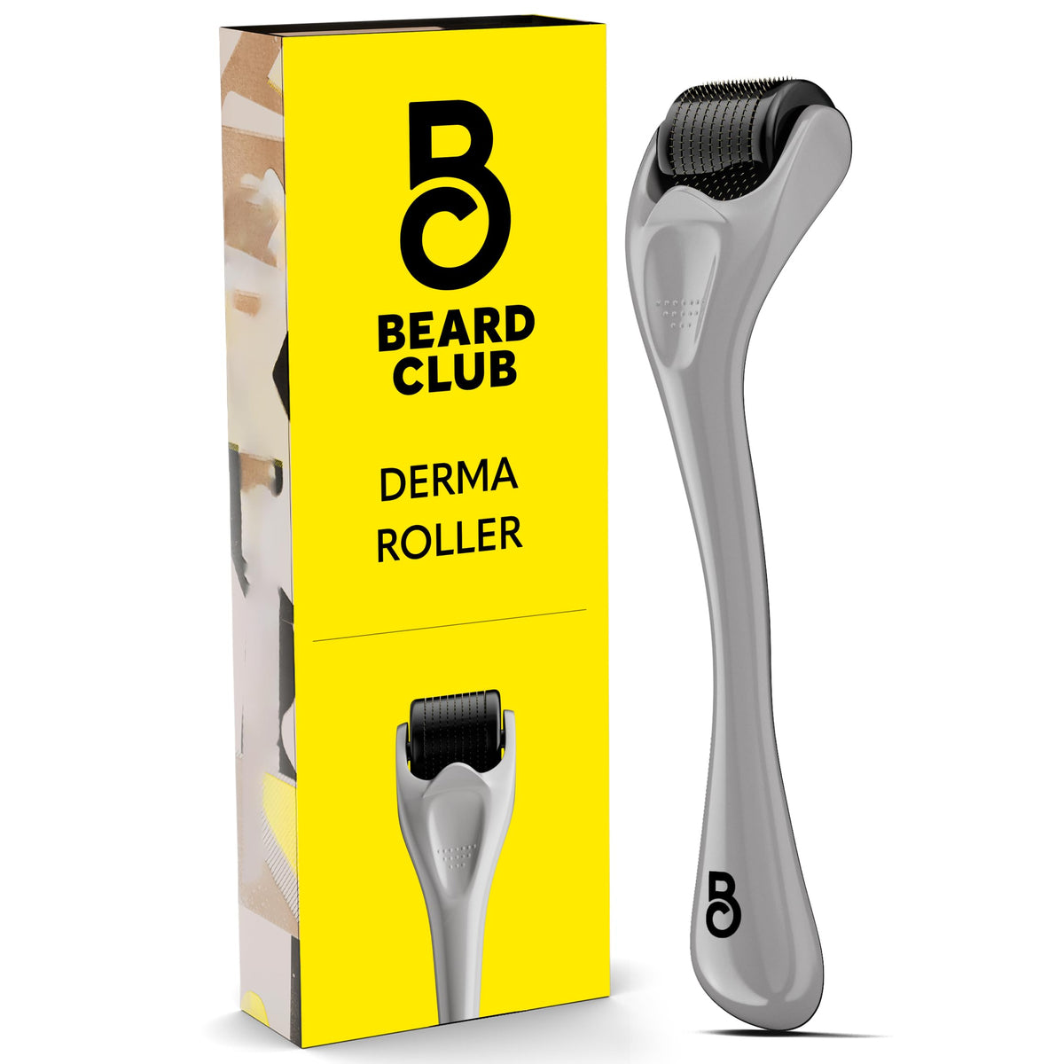 The Beard Club Derma Roller for the face offers precise microneedling for smoother skin.