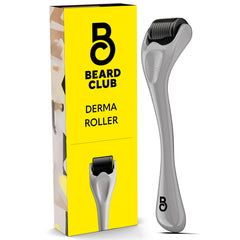 The Beard Club Derma Roller for the face offers precise microneedling for smoother skin.