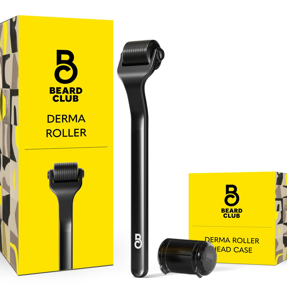 The Beard Club Premium Derma Roller for the face with titanium needles supports skin refreshment.