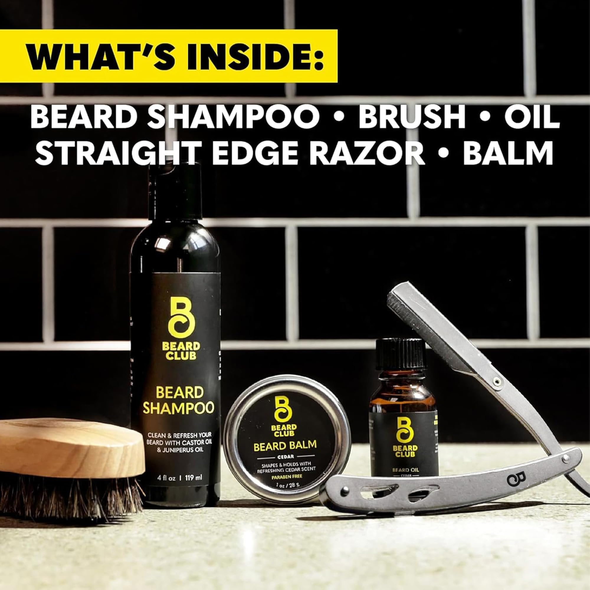 The Beard Club razor blades pack provides long-lasting sharpness.