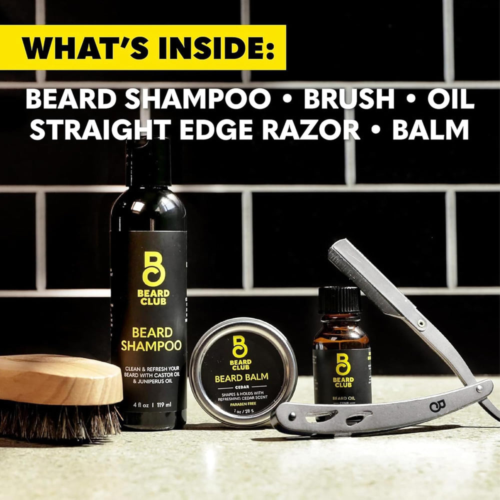 The Beard Club razor blades pack provides long-lasting sharpness.