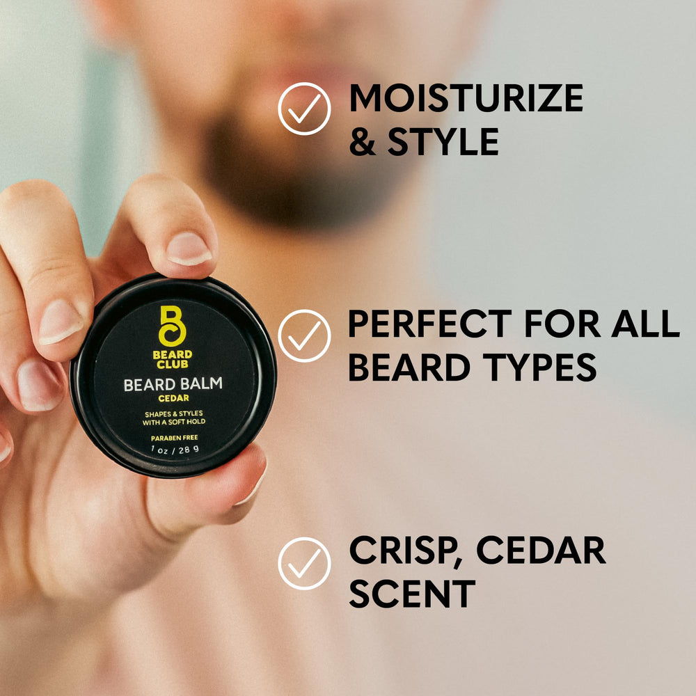 The Beard Club compact travel kit is ideal for on-the-go grooming.
