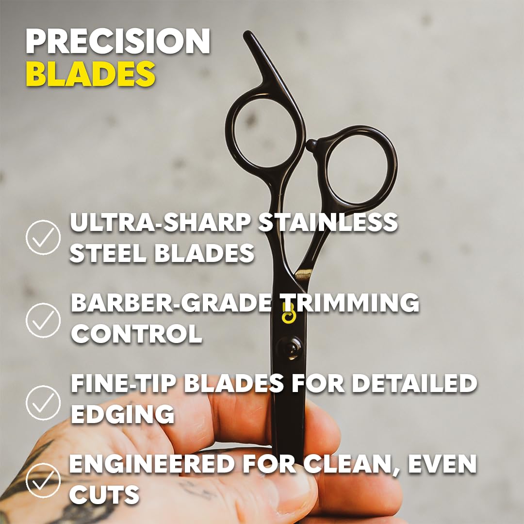 The Beard Club trimming scissors for precise beard shaping