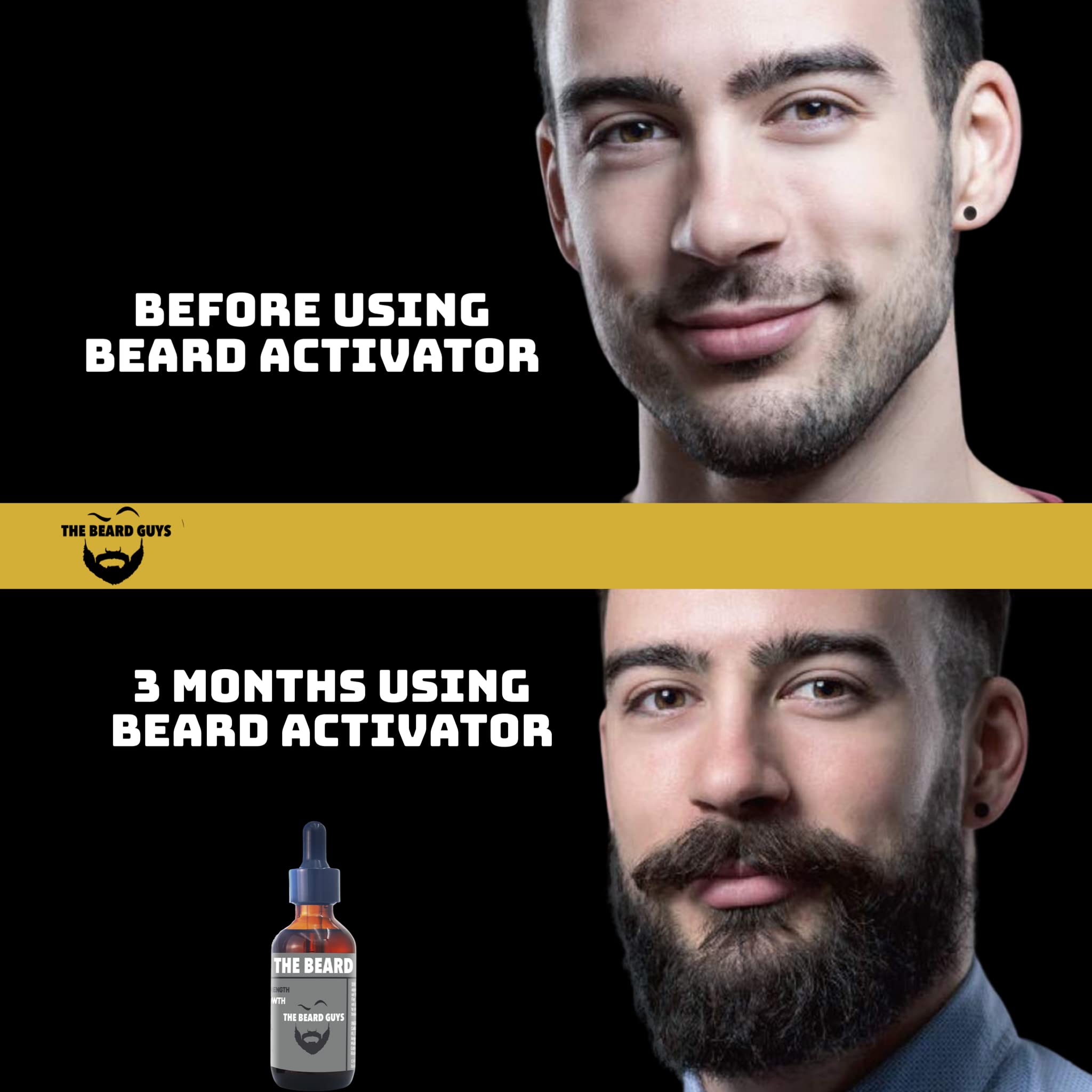 The Beard Guys application on skin suggests a comfortable, routine-friendly process.