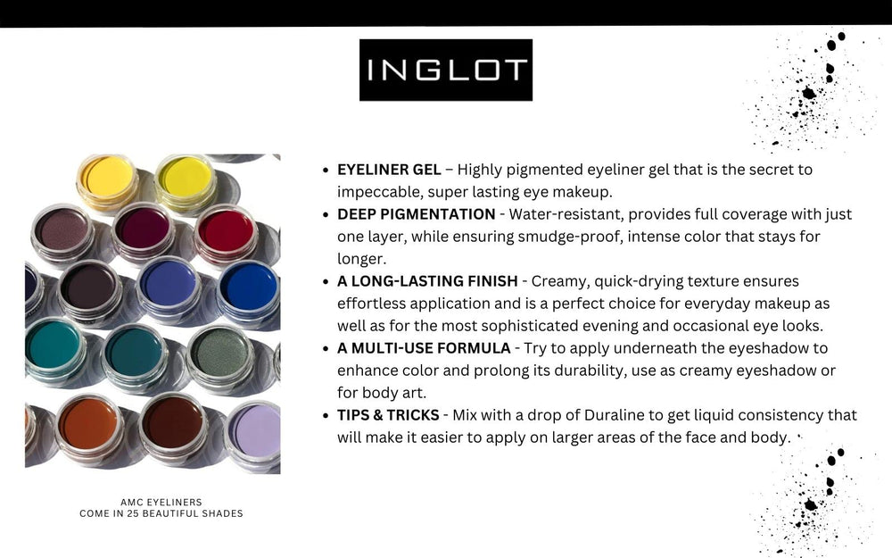 The Beauty Box INGLOT bundle vanity display ready for quick styling.